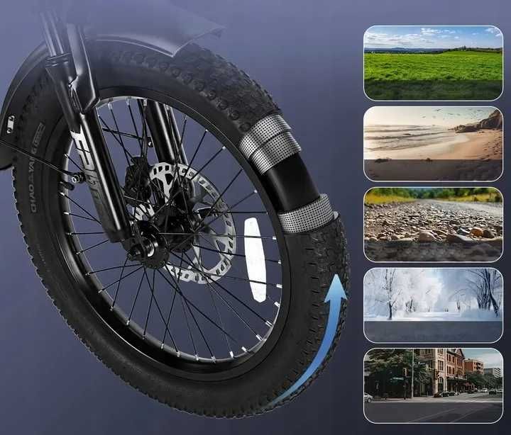 Trójkołowy Rower Elektryczny FAFREES F20 MATE 250W 25km/h 18,2Ah