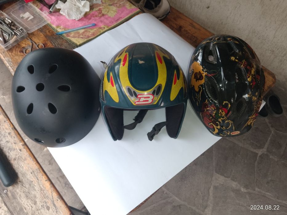 Шлема вело лижи самокат
