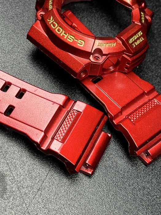 Casio G-Shock GW-9400 Rangeman zestaw pasek i bezel Iron Man polysk
