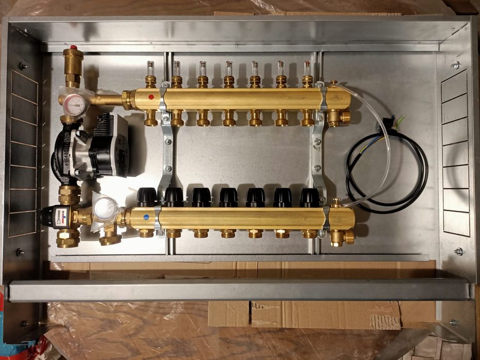 Prandelli zestaw mieszający z rozdzielaczem ogrzewania podłogowego