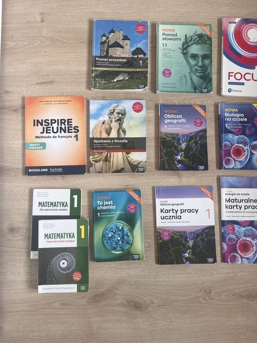 Książki do liceum klasa 1 różne