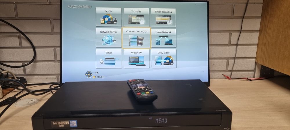 Nagrywarka Blu ray Panasonic DMR-BCT730, dvb-c,HDD 500G