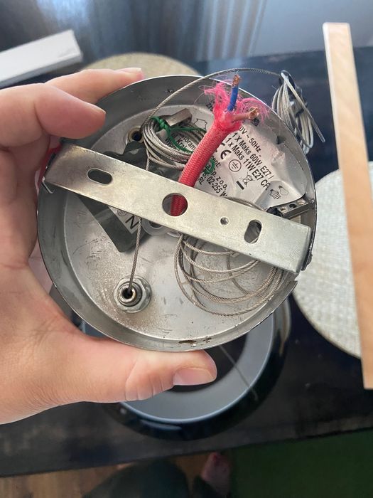 Lampa sufitowa wisząca czarne szkło