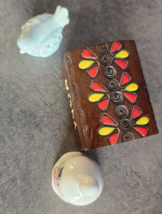 Nowe pudełko,dzwonek i ptaszek Wisła