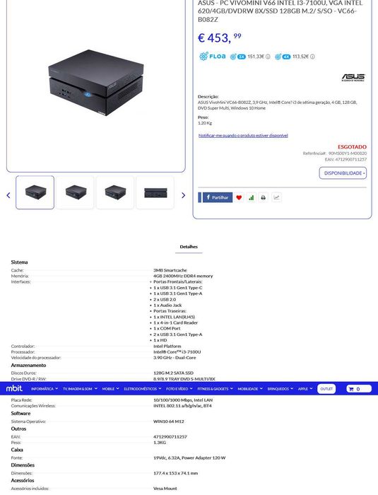 Mini Pc Asus       .