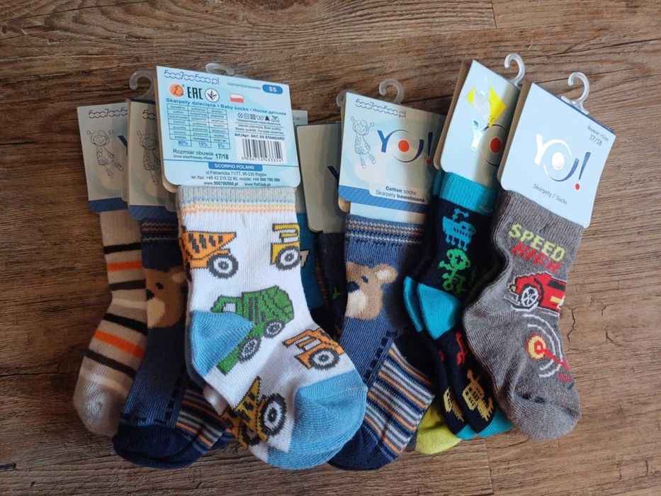 skarpety skarpetki chłopięce 17-18