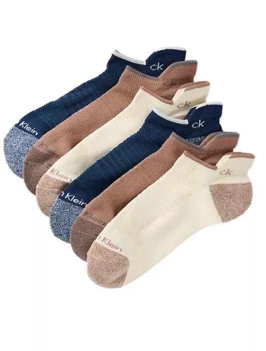 Шкарпетки носки Calvin Klein Cushion 6-Pack No Show Socks