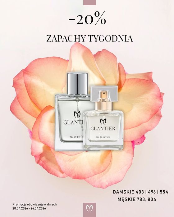 Perfumy standard  Glantier damskie/męskie  600 767 403 496 554 783 804