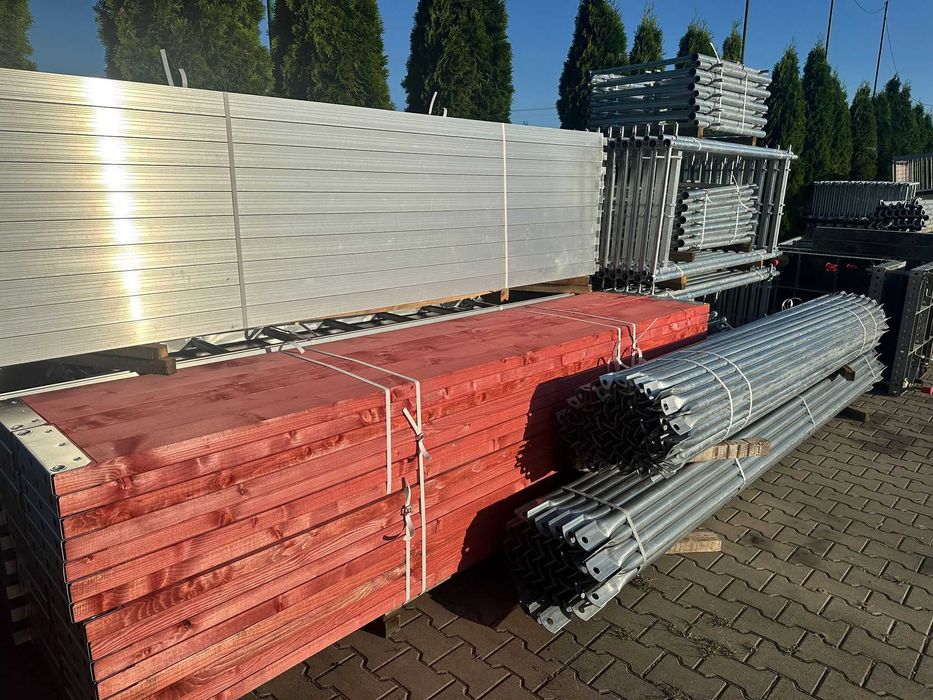 100 m2 PROMOCJA rusztowanie PLETTAC pletak elewacyjne nie UŻYWANE NOWE