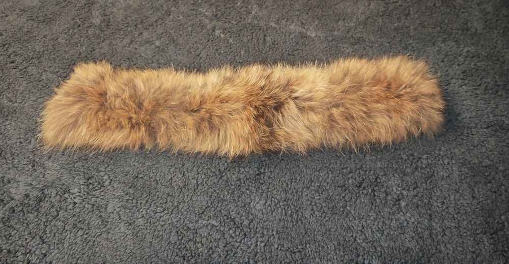 obszycie do kaptura kołnierza futerko jenot 50cm