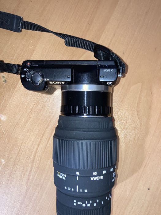 Adapter sony e mount do sony a mount