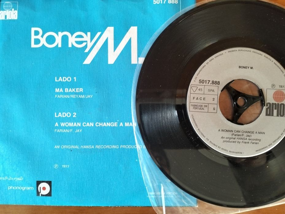 Disco de vinil single Boney M