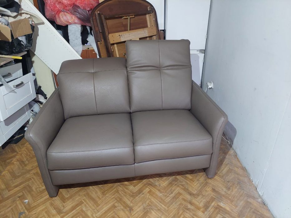 Sofa ze skóry naturalnej