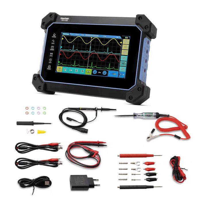 Osciloscópio Digital  Hantek  fonte sinal + Multímetro 2 ou 4 canais