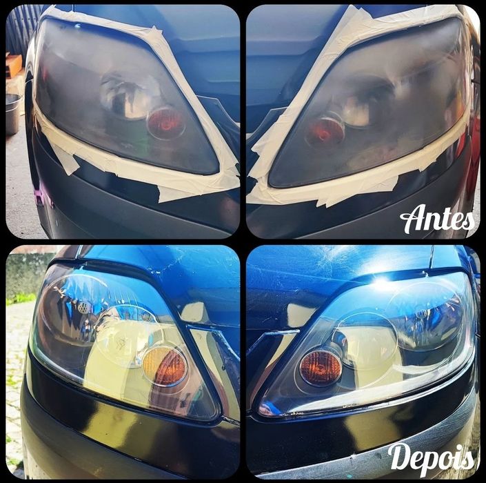 Polimento de farois