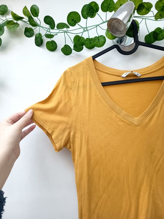 T-shirt Amarelo Mostarda