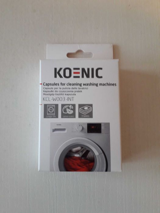 Kapsułki do czyszczenia pralek Koenic