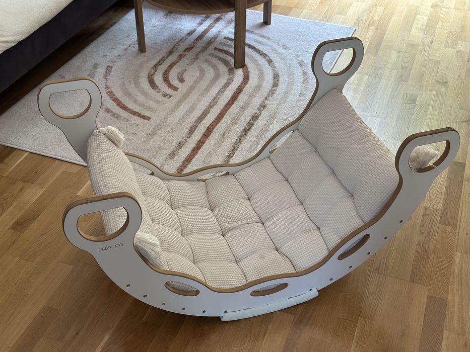 Drewniany bujak montessori XXL.
