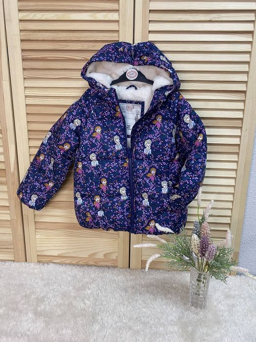 Дитяча зимова куртка 5-6років Marks&Spencer на зріст 116см Frozen Холо