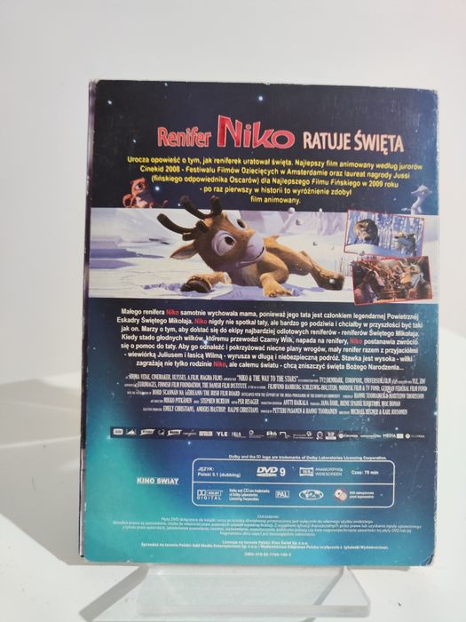 Renifer Niko ratuje święta DVD