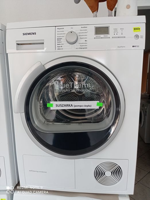 Suszarka kondensacyjna z pompą ciepła Siemens! Gwarancja i transport