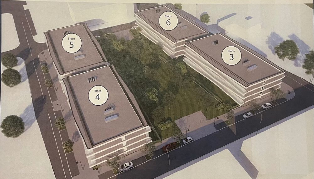 Apartamento T3 com terraço R/C  - Madalena