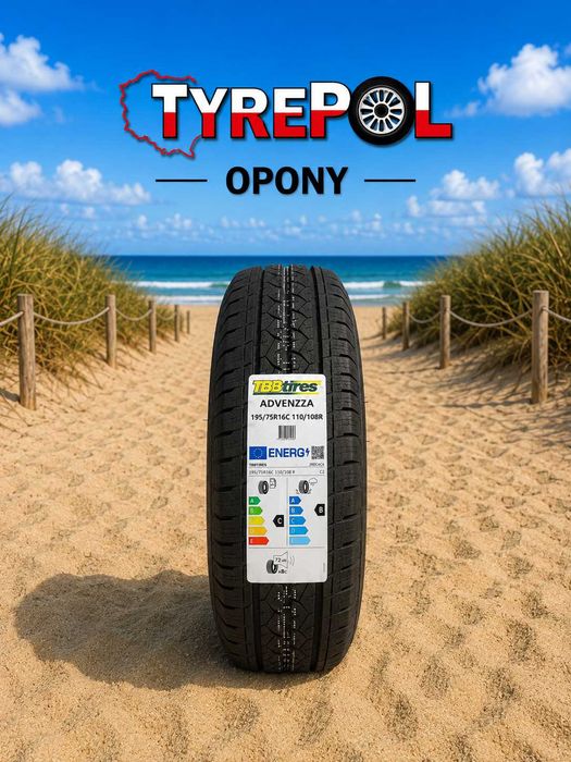 OPONA 195/75 r16C dostawcza bus lato TBB TIRES