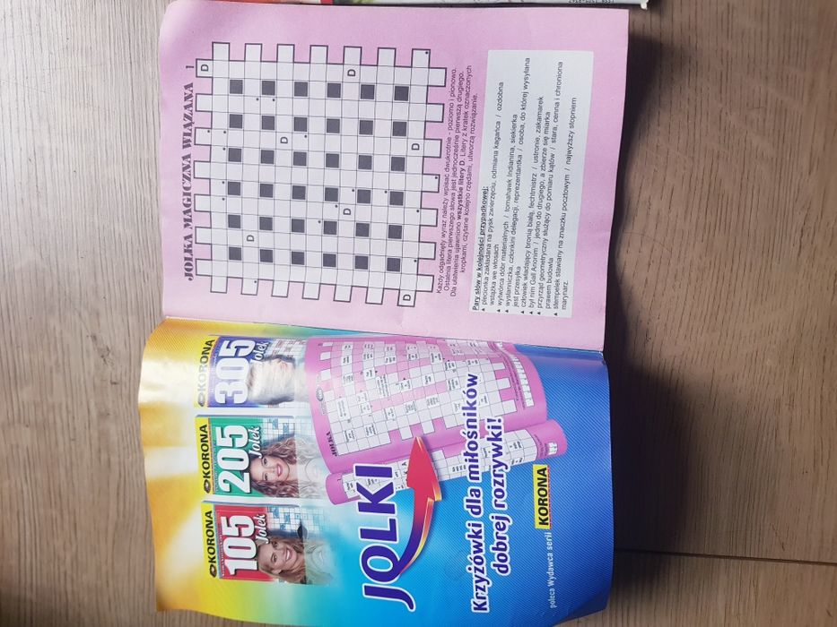 Sprzedam krzyżówki do rozwiązywania 2x Jolki