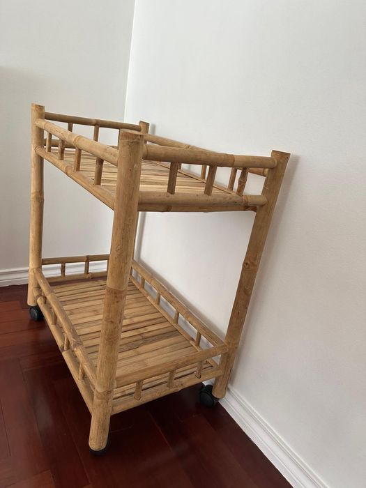 Bamboo Rattan Side Table64552296623491121