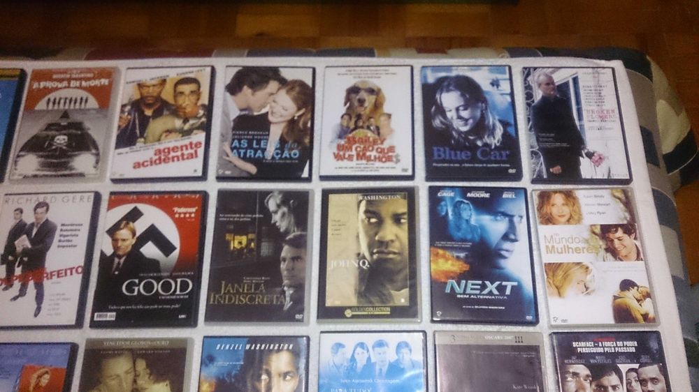 filmes dvds diversos (preço por unidade 1 euro)