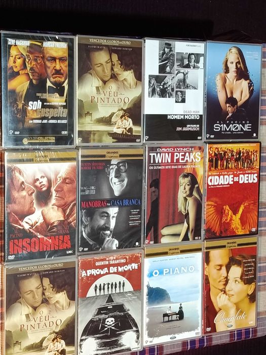 Grande coleccao filmes DVD, maioria novos - selados - 38 titulos