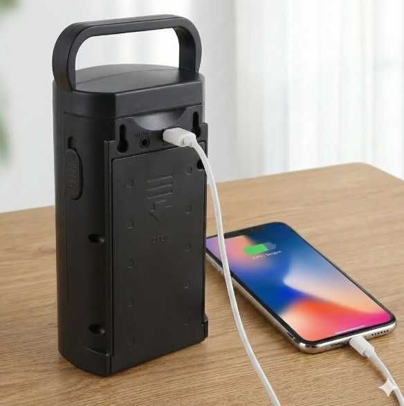 Лампа ліхтар led 24 діоди her-tex ht-2626 акумуляторний 80 год роботи