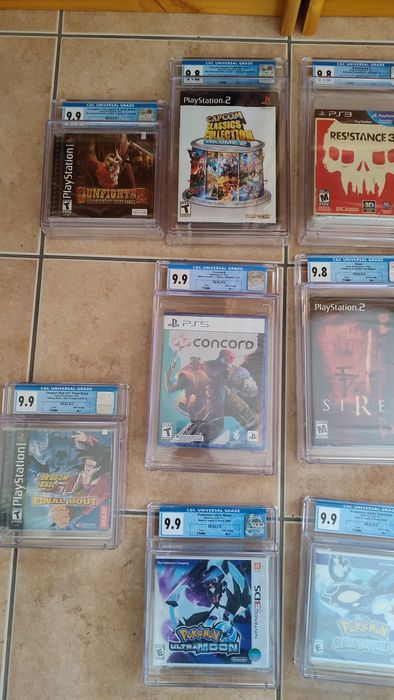 PS1 PS2 PS3 PSP Nintendo 3DS CGC