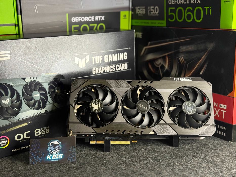 ASUS TUF RTX 3060 Ti GAMING OC 8GB | МАГАЗИН | Гарантія 90 днів