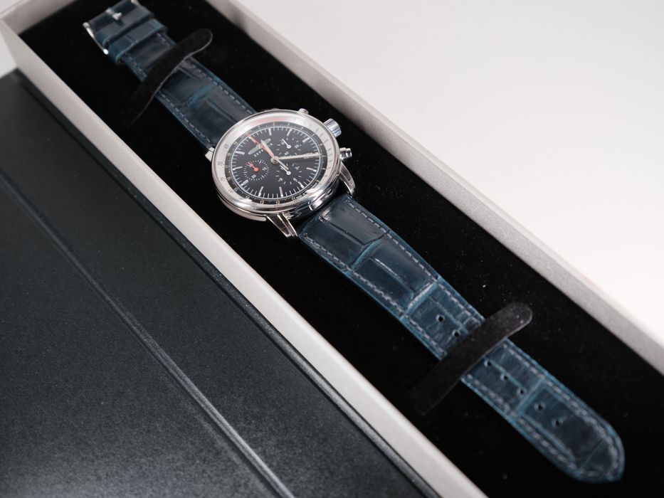 Zeppelin LZ 14 Marine Quartz Chronograph (42mm) Dark Blue Dial