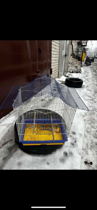 Клітка для папуг та дрібних птахів