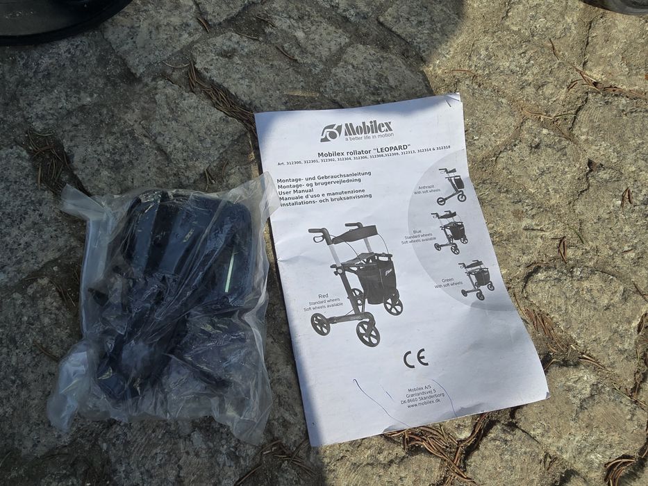 Ambona chodzik rollator balkonik  podpórka inwalidzka.Lekki aluminiowy