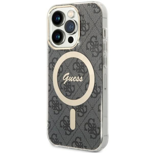 Guess GUHMP14LH4STK iPhone 14 Pro 6.1"czarny/black hardcase 4G MagSafe