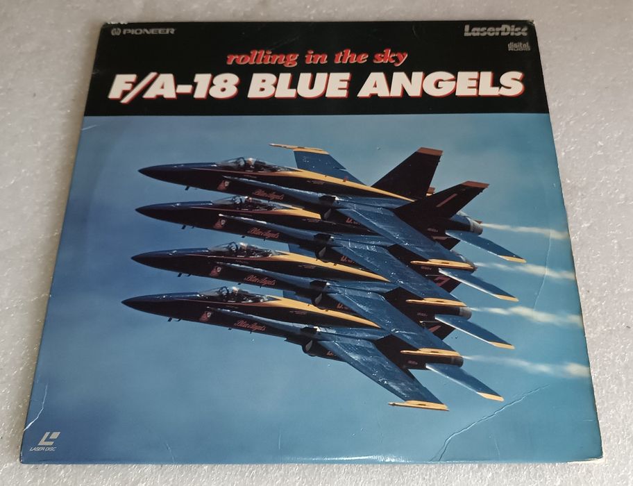 Antigo laser disco Rolling in Sky: F/A-18 Blue Angels 1987 Laserdisc