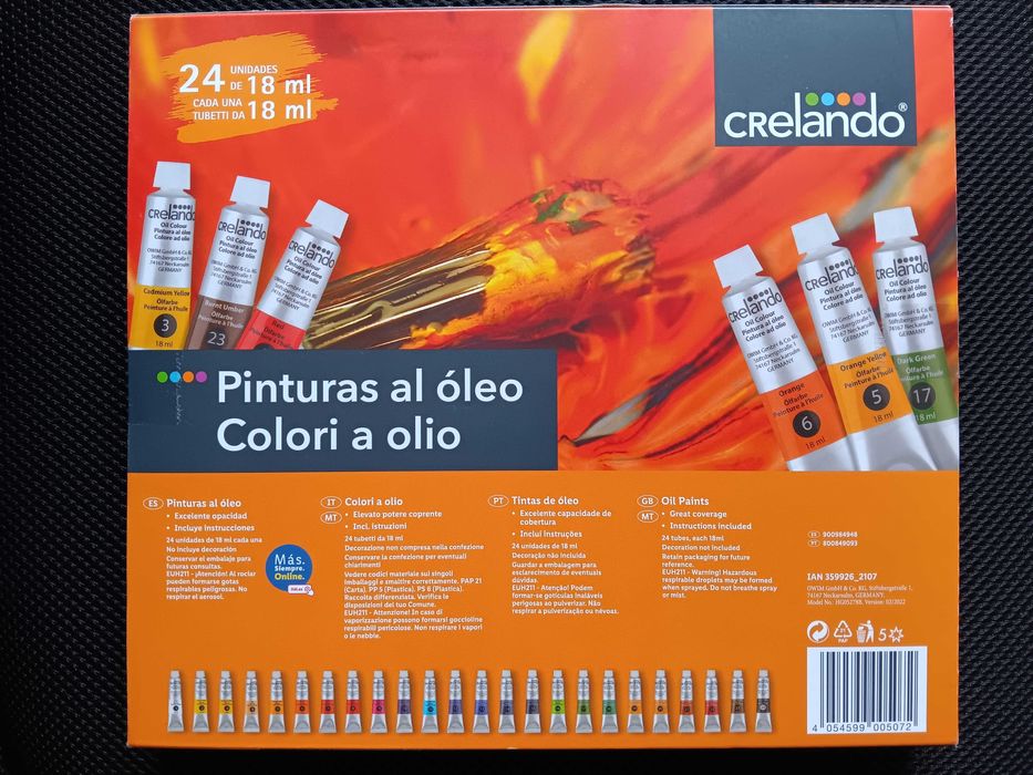 Tintas de óleo - Crelando (nova)