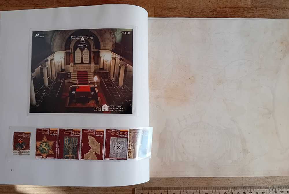 "As Judiarias de Portugal" - livro e selos CTT