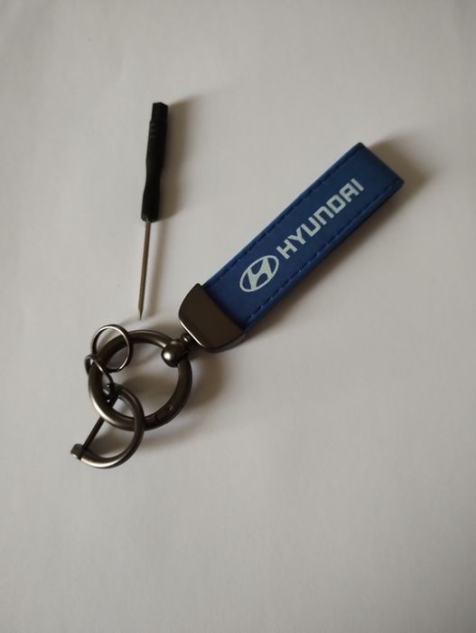 Breloczek Hyundai, zamszowy upominek prezent