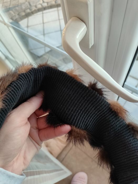 Szal komin opaska 3 w 1 norki naturalne