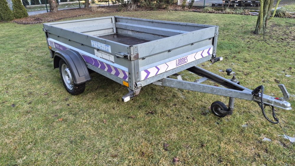 Przyczepa burtowa LORRIES PR75-2313 / RESOR / 2,34m  x 1,34m / DMC 750