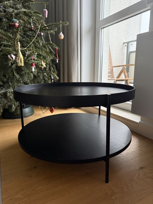 Stolik kawowy drewniany, czarny Renee z Westwing