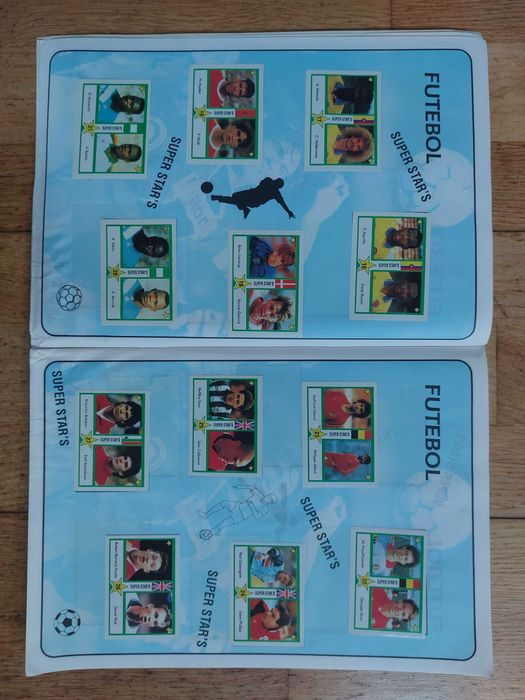 Caderneta de cromos "Desporto e campeões"- Completa