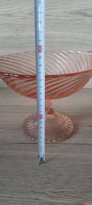 Patera rozalinowa vintage