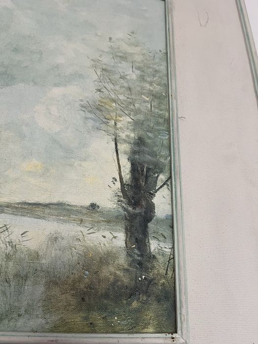 Quadro antigo oleo COROT