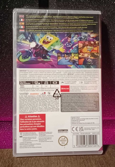 Nickelodeon Kart Racers 3: Slime Speedway Nintendo Switch - wyścigi