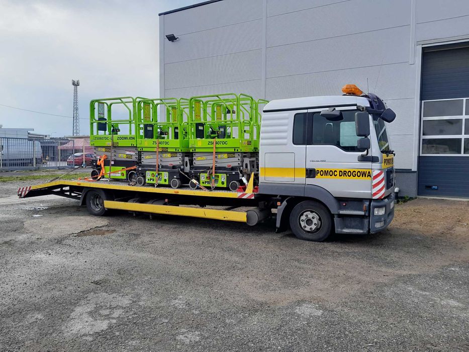 Pomoc Drogowa Autolaweta Transport Maszyn do 5Ton